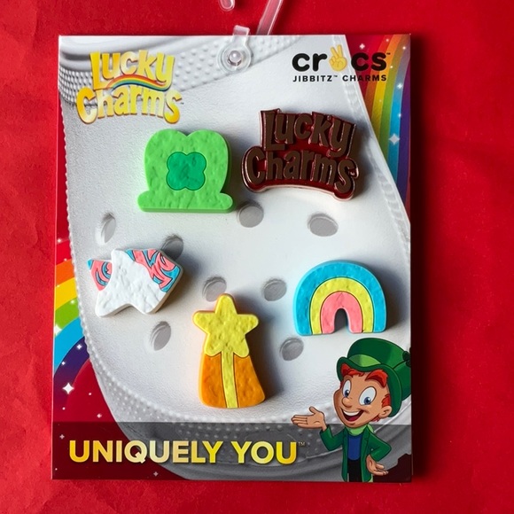 🍀🌈🍀 CROCS  LUCKY CHARMS X CROCS PACK 🍀🌈🍀 NWT 🍀🌈🍀 - Picture 10 of 16